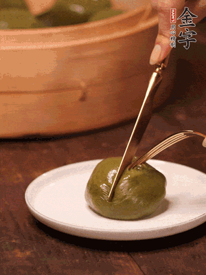 軟軟糯糯，香味可以秒殺99%的成品青團
